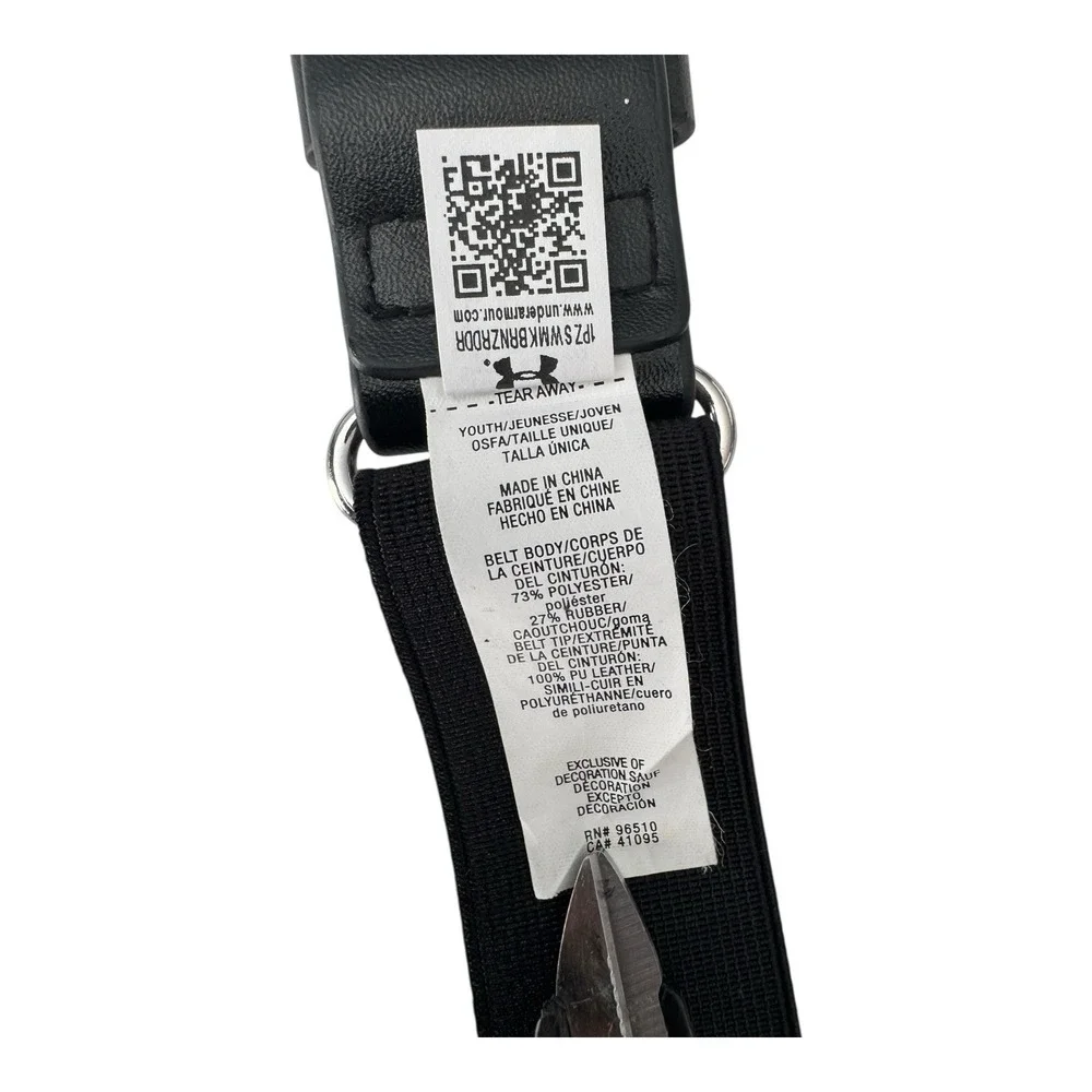 Under Armour Youth Boys Adjustable Baseball Belt Fits Up to 36